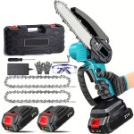 Tronconneuse a batterie 21v 6 pouces ? tronçonneuse électrique sans fil puissante avec 2 batteries moteur ... Tronconneuse a batterie 21v 6 pouces ? tronçonneuse électrique sans fil puissante avec 2 batteries moteur ...