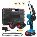 Tronconneuse a batterie 21v 6 pouces ? mini tronçonneuse électrique portable avec 2 batteries et chaîne ... Tronconneuse a batterie 21v 6 pouces ? mini tronçonneuse électrique portable avec 2 batteries et chaîne ...