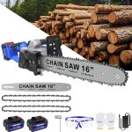 Tronçonneuse brushless sans fil coupe 40cm avec 2 batteries * 4. 0ah 2 chaines tronçonneuse sans fil ... Tronçonneuse brushless sans fil coupe 40cm avec 2 batteries * 4. 0ah 2 chaines tronçonneuse sans fil ...