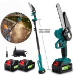 Tronçonneuse elagueuse électrique sur perche 6 pouce 1. 68m perche dextension - onegreen - 2x 3ah batteries ... Tronçonneuse elagueuse électrique sur perche 6 pouce 1. 68m perche dextension - onegreen - 2x 3ah batteries ...