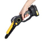 Tron�onneuse �lectrique + �lagueur sur perche - sans fil - moteur sans balais - 2 batteries - 800w - ...