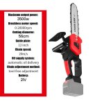 Tron�onneuse �lectrique sans fil 12 pouces - tron�onneuse �lectrique 3500w - 20 000 tr / min - 10 * 1500mah ...