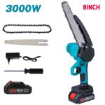 Tronconneuse electrique sans fil 8 pouces 3000 w petite tronconneuse thermique electrique coupe branche ...
