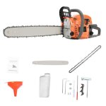 Tronçonneuse à essence - cremlank - 58 cc - 8 500 tr / min - 2000w - 82x35cm - 20 pouces - plastique ... Tronçonneuse à essence - cremlank - 58 cc - 8 500 tr / min - 2000w - 82x35cm - 20 pouces - plastique ...