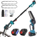 Tronçonneuse sans fil 2 en 1 perche télescopique 1. 5 - 2. 1m moteur brushless 6 pouces + scie arboricole ... Tronçonneuse sans fil 2 en 1 perche télescopique 1. 5 - 2. 1m moteur brushless 6 pouces + scie arboricole ...