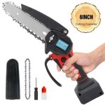 Tronçonneuse sans fil 6 pouces mawiron avec 2 chaînes guide corps uniquement sans batterie) compatible ... Tronçonneuse sans fil 6 pouces mawiron avec 2 chaînes guide corps uniquement sans batterie) compatible ...