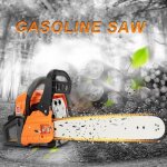 Tron�onneuse thermique - moteur � essence 2 temps 58cc 2000w - lame de 51cm - guidon ergonomique