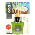 Tropical coco diffuseur de parfum  tiges de rotin goa goatier esprit 200ml