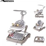 Trotteur 2 en 1 - mengda - jouet d�veil amovible musique hauteur r�glable - fonction de r�gulation de ...