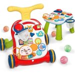 Trotteur b�b� 3 en 1 - chariot de marche - table de jeu - panneau �ducatif