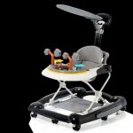 Trotteur b�b� pour apprentissage de marche multifonction r�glable en hauteur de 6 � 18 mois - errolves ...