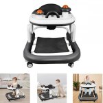 Trotteur b�b� fille gar�on - mipan - pliable - hauteur r�glable - avec lumi�re et musique - charge 25 ...