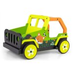 Trotteur - pousseur - milly mally - explorer renard - bois de haute qualit - 4 roues - frein au pied ...