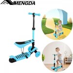Trottinette 3 en 1 pour enfants - mengda - trottinette avec sige - guidon lger et rglable - 2 - 8ans ...