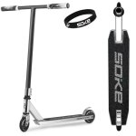 Trottinette acrobatique - janshop - soke evo - argent - aluminium - 39 kg