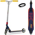 Trottinette acrobatique - janshop - soke pro - bleu rouge - aluminium - freestyle