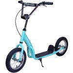 Trottinette apollo retro scooter paradise ? turquoise ? pneus gonflables 125 design vintage pour enfants ...