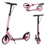 Trottinette - blackwheels - orio - 2 roues - noir - rosa - adulte