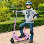 Trottinette �lectrique 120 w pliable pour enfant de 7 � 12 ans hauteur guidon et selle r�glable 10 km ...