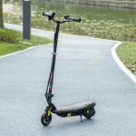 Trottinette �lectrique 120 w pliable pour enfant 7 - 14 ans 12 km / h max. autonomie 10 km max. noir