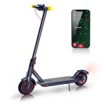 Trottinette �lectrique adulte feux clignotants 350w 25km / h autonomie 25km pliable double frein app ...