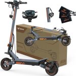Trottinette �lectrique adulte nfc 45km h 1600w 48v 16ah 65km avec nfc 10 pneus � vide trotinette electrique ...