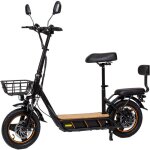 Trottinette �lectrique adulte kukirin c1 pro - moteur 800w batterie 26ah - panier & si�ge arri�re freins ...