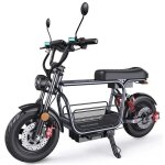Trottinette �lectrique dx5 avec si�ge - moteur 1500w autonomie 72km freins hydrauliques & pneus 15