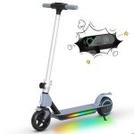 Trottinette �lectrique e - rides - pour enfants 6 - 12 ans - pliable - roues 65 - 130w - lumi�res color�es ...