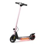 Trottinette lectrique emoko a43 pour enfants de 6  12 ans 130w 21. 6v 2ah autonomie 10km rose