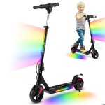 Trottinette �lectrique enfant 3 - 12 ans ? pliable roues 65 moteur 130w max. 14km / h 5 - 8km �cran led ...