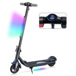 Trottinette lectrique enfant 6 - 12ans - vitesse 12km / h - autonomie 7km - cran lcd - lumire avant ...