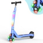 Trottinette electrique pour enfants 6 - 12 ans - led - n�ons color�s - hauteur r�glables cadeau id�al ...
