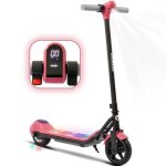 Trottinette �lectrique enfant 6 ans 14 km / h autonomie 8 km frein �lectrique bluetooth lumi�res s�curit� ...