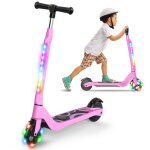 Trottinette �lectrique enfant �ge 6 - 8 - 10 ans seul 5. 5 kg hauteur ajustable cadeau pour enfant et ...