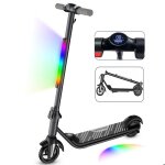 Trottinette �lectrique enfants f602 - pliable - vitesse 12km / h - autonomie 5 - 7km - �cran led - lumi�re ...