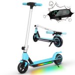 Trottinette electrique enfant - pliable - roues 65 - moteur 130w - batterie 25ah - autonomie 5 - 8km ...