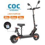 Trottinette lectrique joyor s8e 10 - moteur 800w - batterie 26ah - avec sige - certifi coc