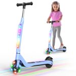 Trottinette lectrique lgre pour enfants vitesse maximale 10km / h et 4 - 6 km cran led lumires colors ...