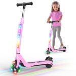 Trottinette lectrique pour enfants lgre vitesse maximale 10km / h et 4 - 6 km cran led lumires colors ...