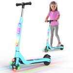 Trottinette lectrique lgre pour enfants vitesse maximale 10km / h et 4 - 6 km cran led lumires colors ...