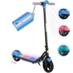 Trottinette lectrique pliable lumires led 14 km / h max. pour enfants de 8  12 ans
