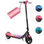 Trottinette lectrique pliable lumires led 14 km / h max. pour enfants de 8  12 ans