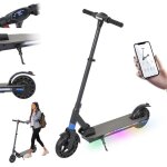 Trottinette �lectrique pliable et t�lescopique en alliage daluminium 36v - contr�le bluetooth par appli ...