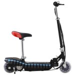 Trottinette electrique avec selle et led 120 watts noir Trottinette electrique avec selle et led 120 watts noir