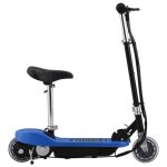 Trottinette electrique avec siege 120 watts bleu Trottinette electrique avec siege 120 watts bleu