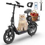 Trottinette lectrique avec sige - esbspro - 500w - autonomie 64km - 35km / h - pneu de 14 - trottinette ...