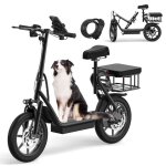Trottinette lectrique avec sige - esbspro - 500w - autonomie 64km - 35km / h - pneu de 14 - trottinette ...