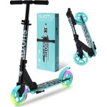 Trottinette pour enfants avec 2 roues led de 145 cmpliablehauteur rglablepour garons et filles de 3 ...