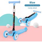 Trottinette enfants 3 roues pliable avec roues lumineuses r�glable 58 - 73cm trottinette enfant l�ger ...